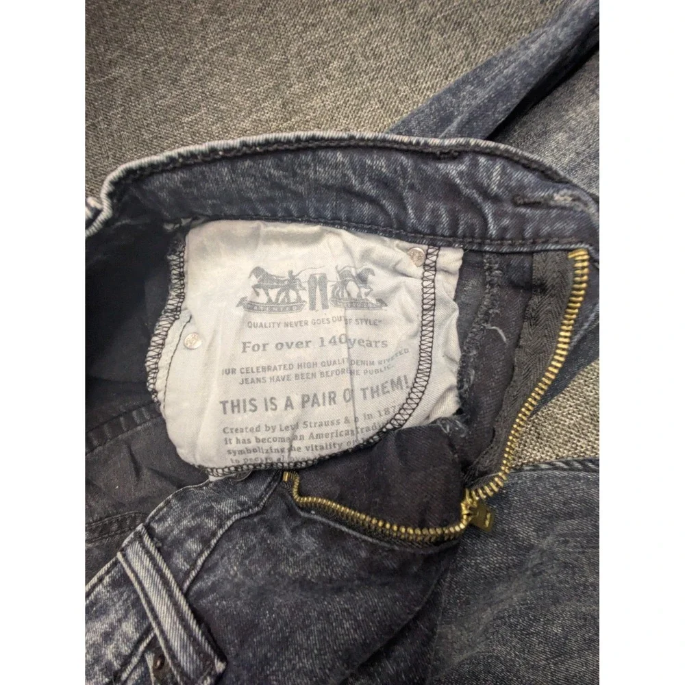 levis 511 Jeans Men's 30x30 dark charcoal Straight Leg Mid‎ Rise Denim Pants